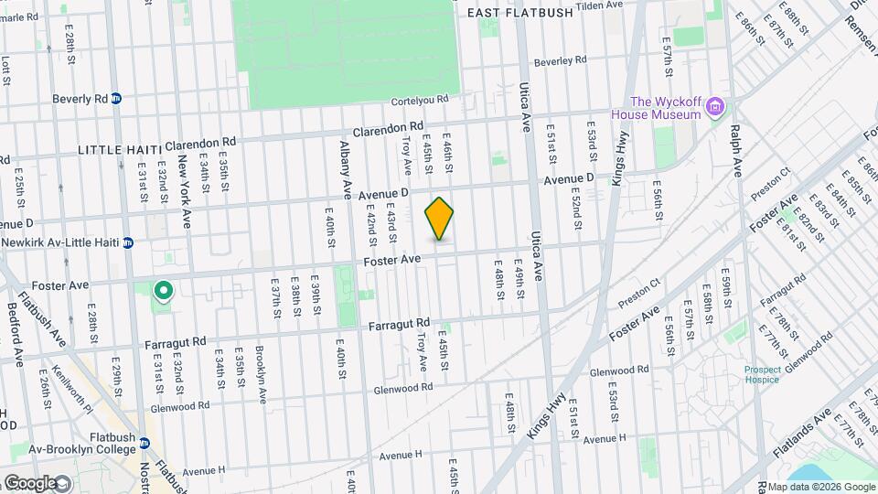 4501 Foster Ave, Unit B Mapa y Detalles de la Ubicación