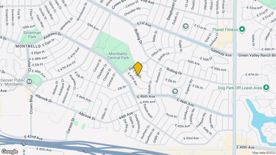 14422 E Elk Pl Map and Location Details