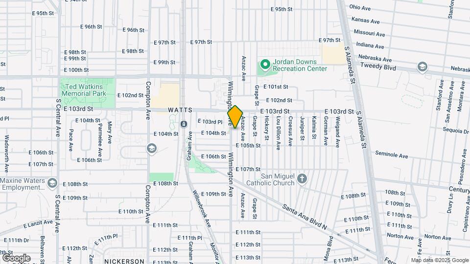 10376 Wilmington Ave Map and Location Details