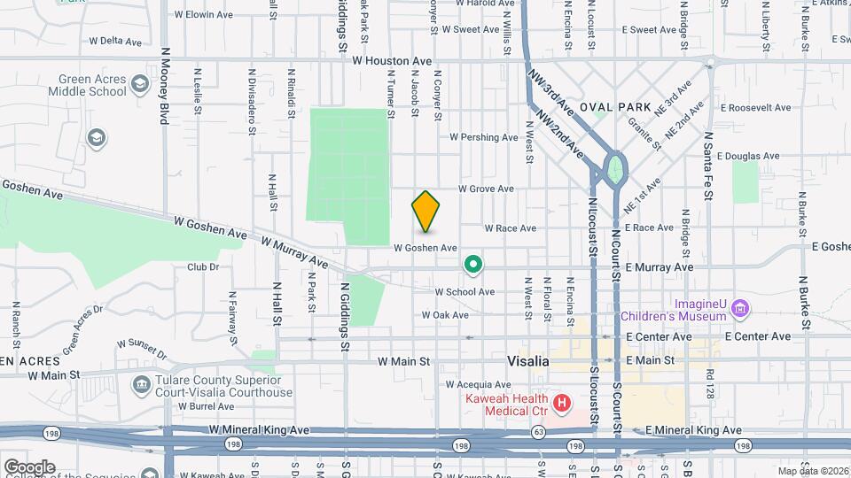 922 W Goshen Ave Map and Location Details