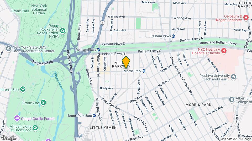 821 Lydig Ave Mapa y Detalles de la Ubicación