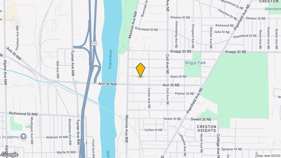 8 Dean St NE Map and Location Details