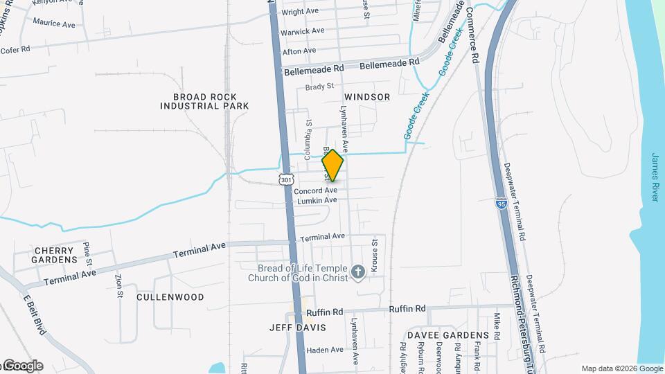 2309 Concord Ave Map and Location Details