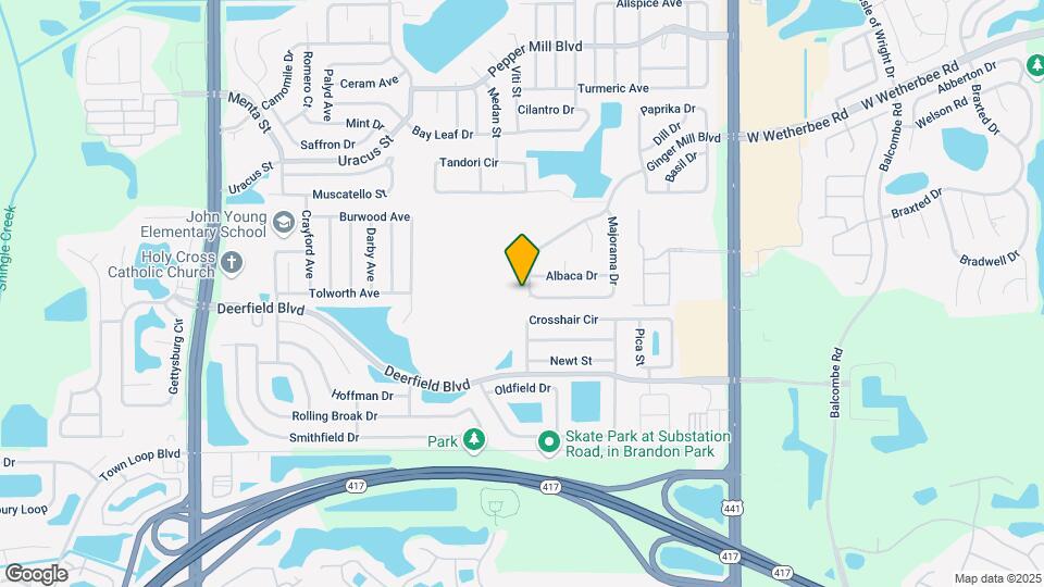2633 Ginger Mill Blvd Map and Location Details