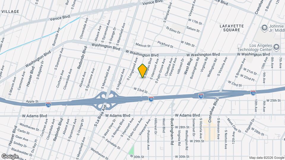 2115 S Rimpau Blvd Map and Location Details
