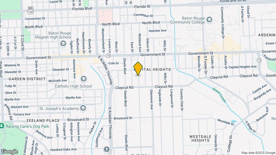 768 Richland Ave Map and Location Details