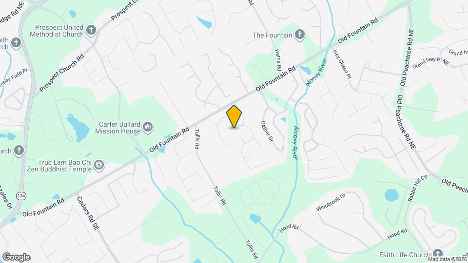 1852 Clear Springs Ln Map and Location Details