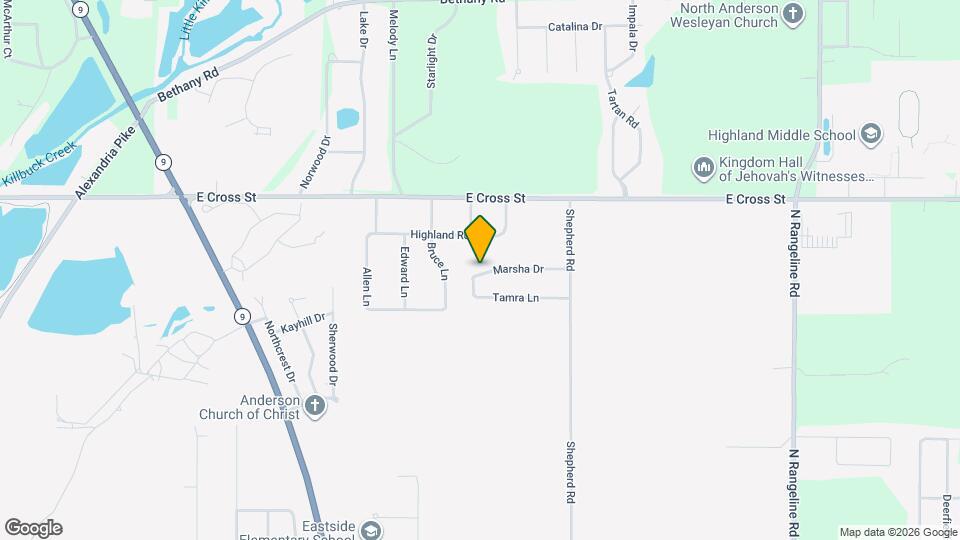 2608 Marsha Dr Map and Location Details