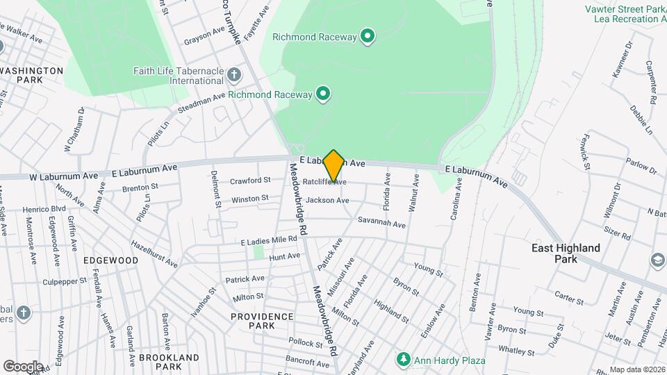 623 Ratcliffe Ave Mapa y Detalles de la Ubicación