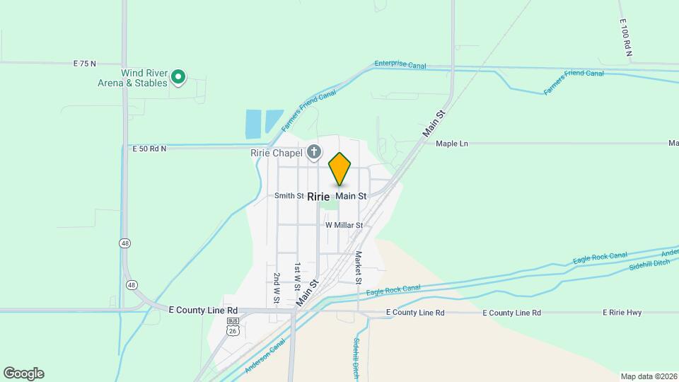 500 E 1st S Map and Location Details