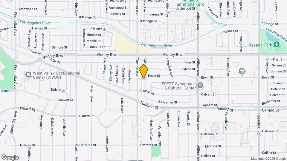 6219 Sylvia Ave Map and Location Details
