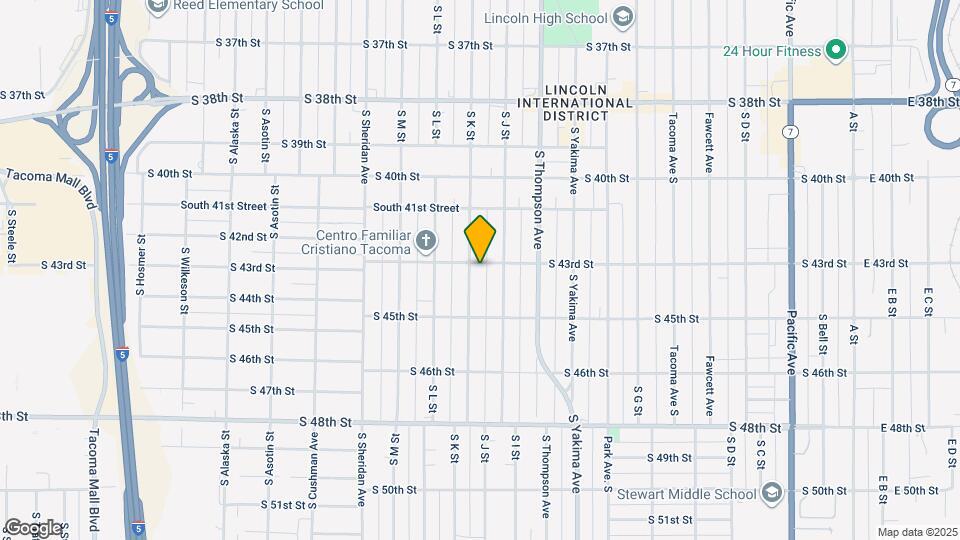 1020 S 43rd St Map and Location Details