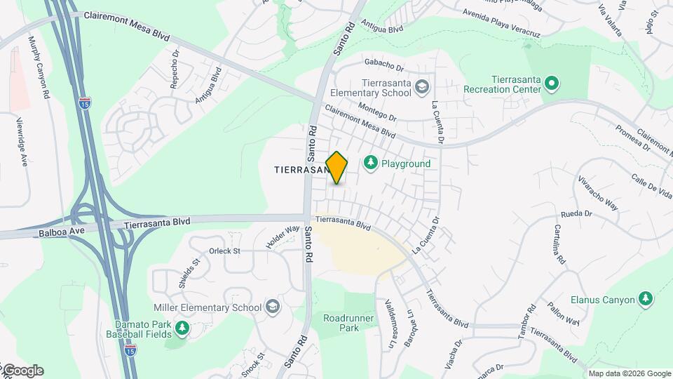 10626 Escobar Dr Map and Location Details