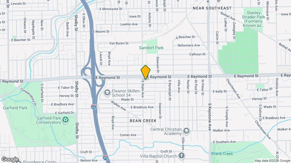 1706 E Tabor St Map and Location Details