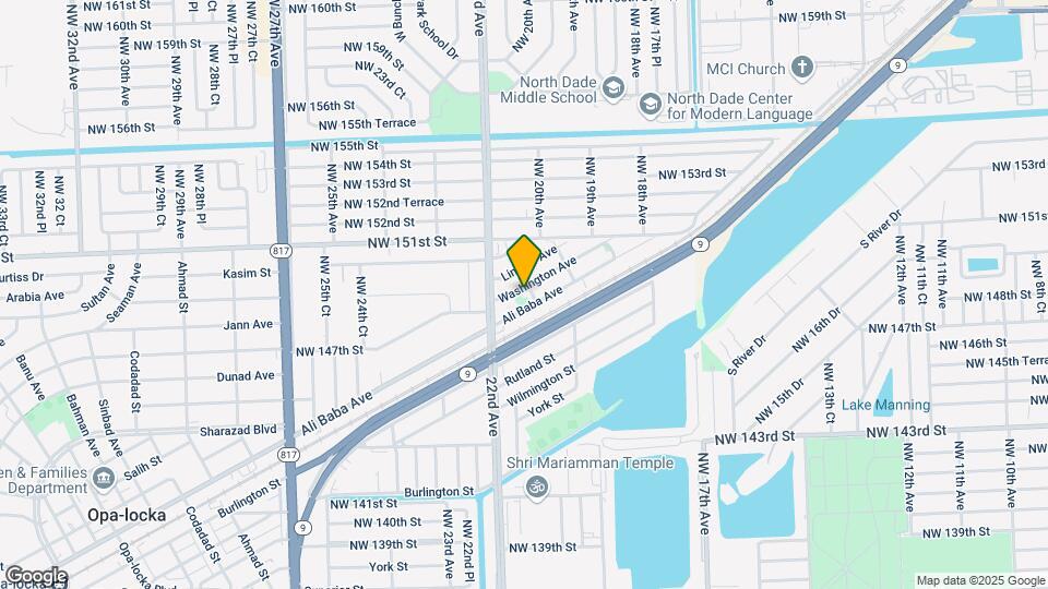 2110 Washington Ave Map and Location Details