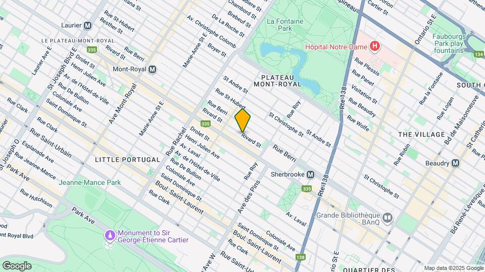 3920 Rivard Rue Map and Location Details