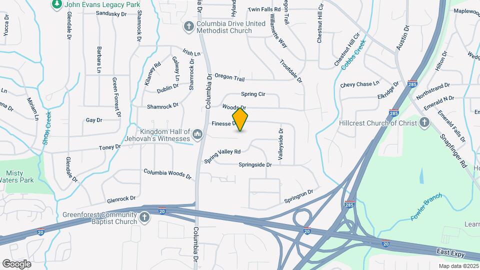 3450 Columbia Ct Map and Location Details