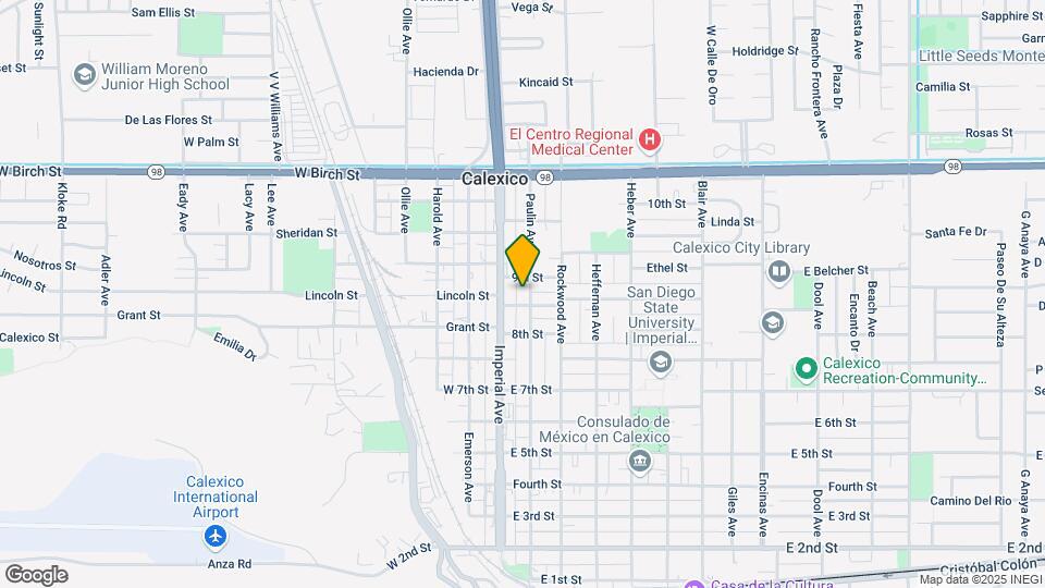 827 Paulin Ave Map and Location Details