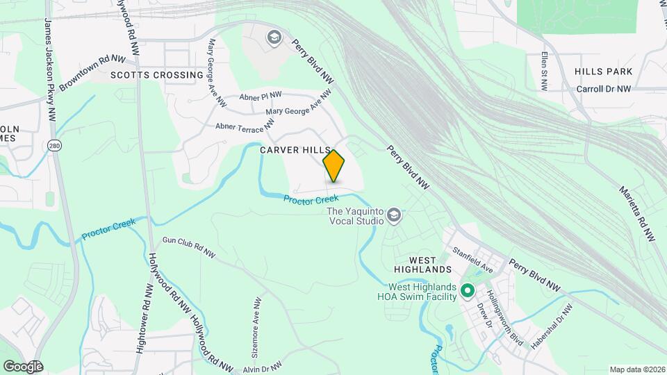 2353 Clarissa Dr NW Map and Location Details