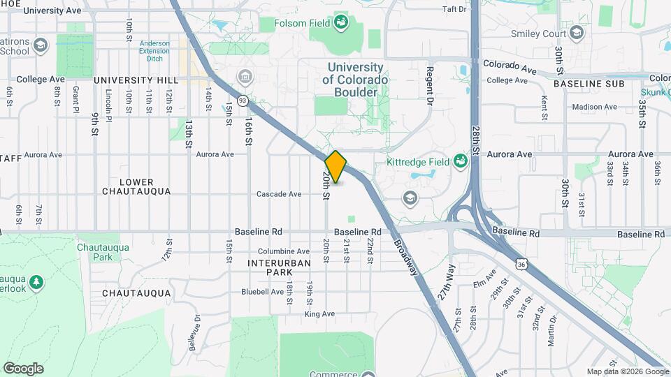 812 20th St Map and Location Details