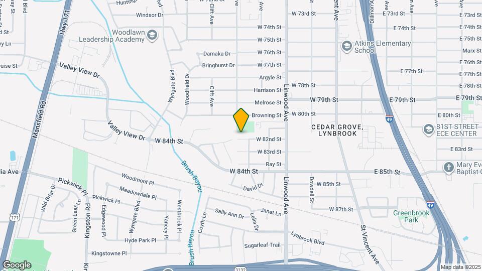 608 W 82nd St Map and Location Details