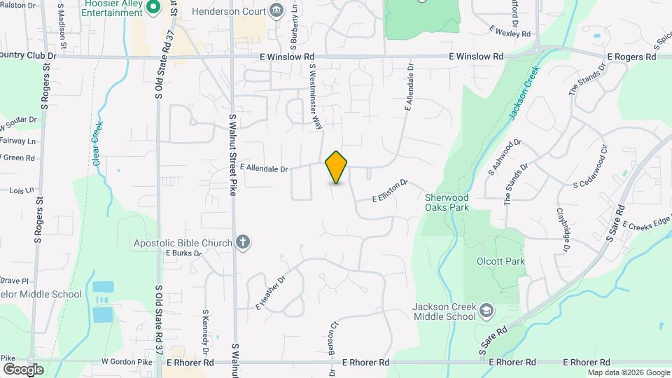 3629 S Kingsbury Ave Map and Location Details