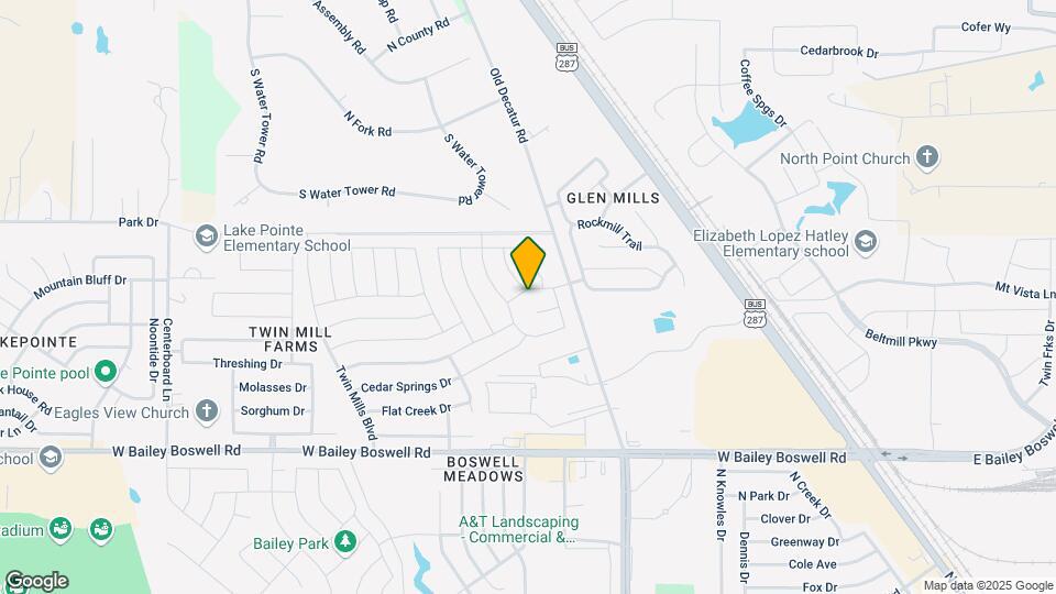 4721 Winding Hollow Dr Map and Location Details