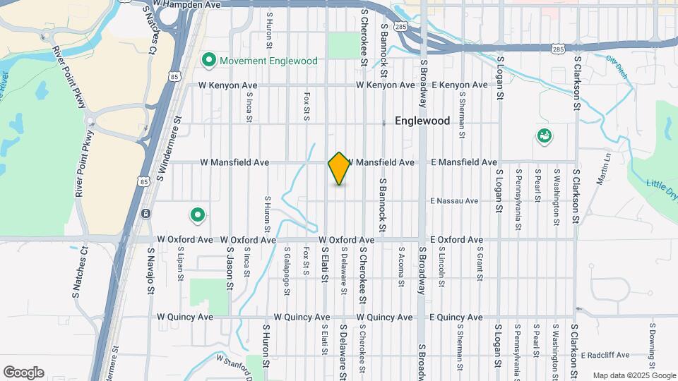 3963 S Delaware St Map and Location Details