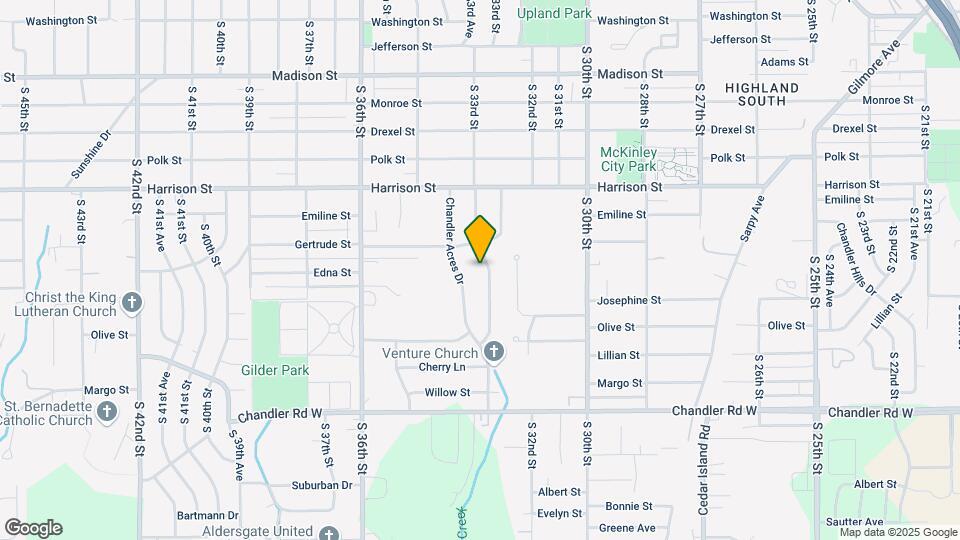 7118 S 33rd St Map and Location Details