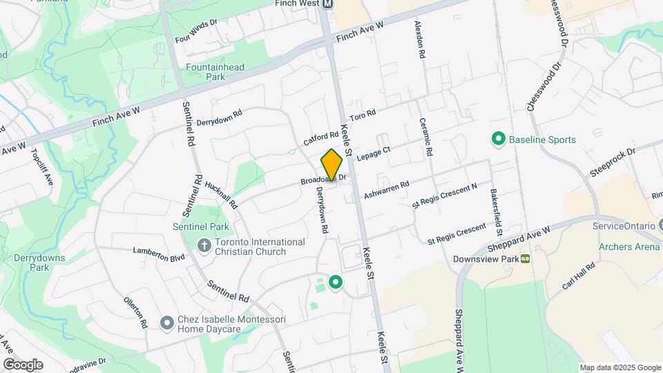 25 Broadoaks Dr Map and Location Details