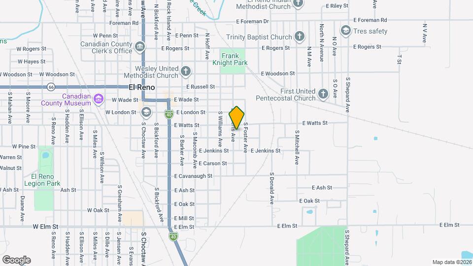515 S Roberts Ave Mapa y Detalles de la Ubicación