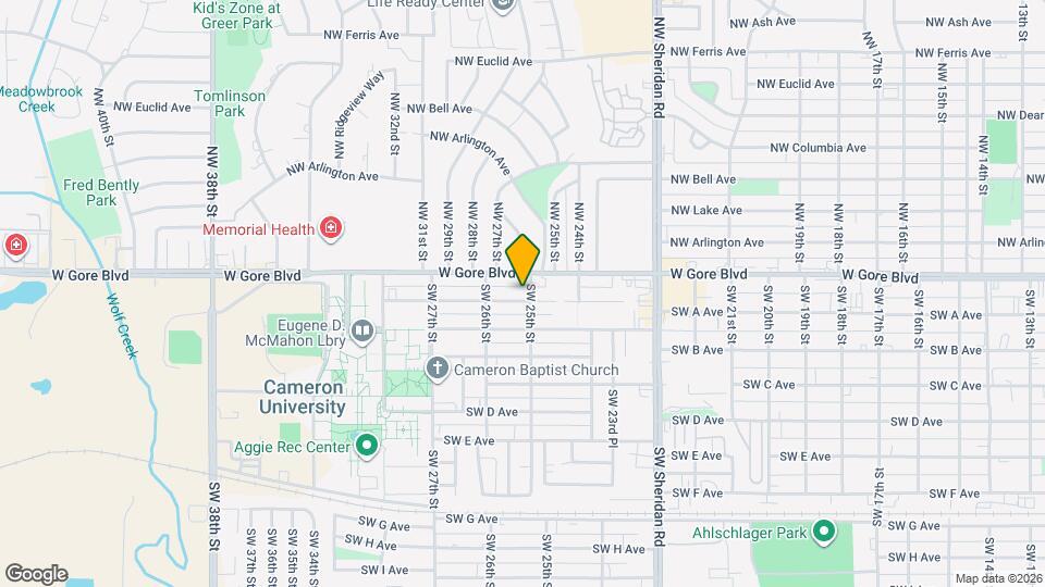 2503 SW Cornell Ave Map and Location Details