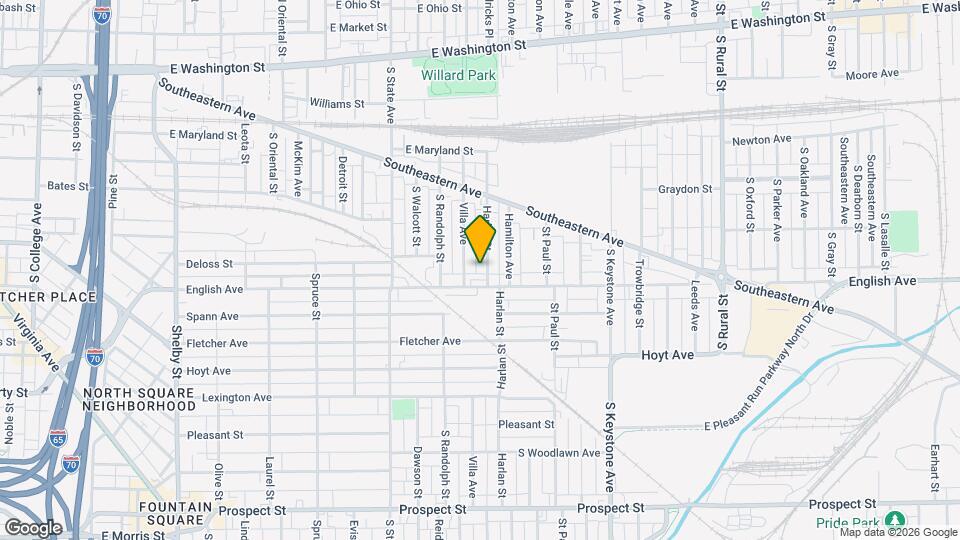 420 Harlan St Map and Location Details