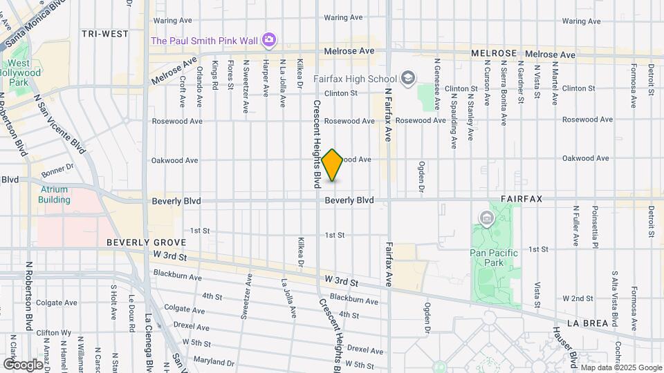 321 Laurel Ave Map and Location Details