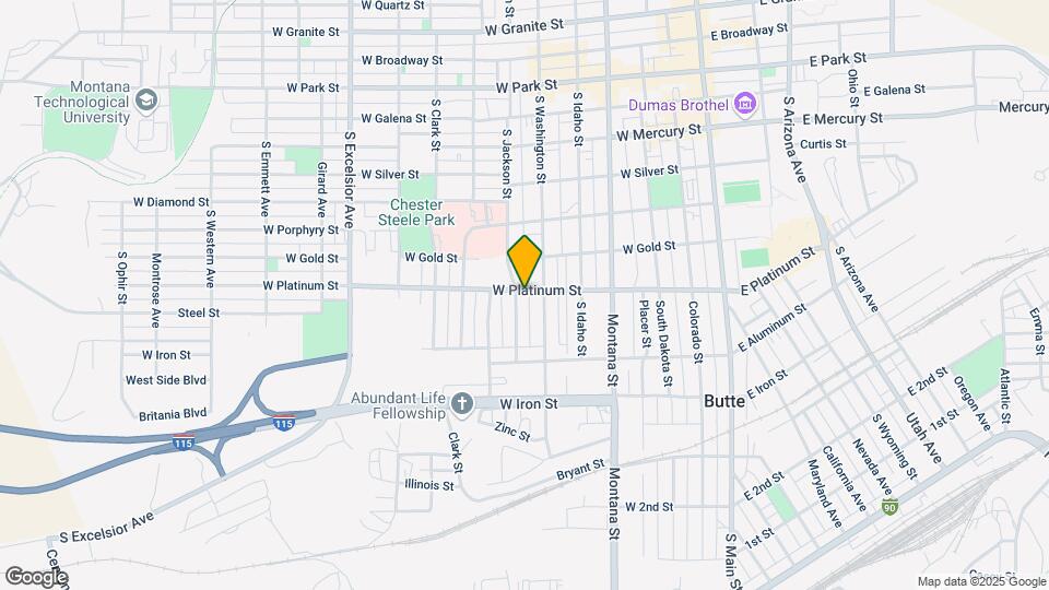 608 S Jackson St Map and Location Details