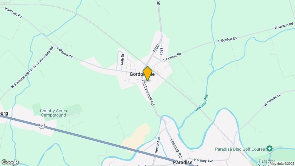 243 Old Leacock Rd Map and Location Details