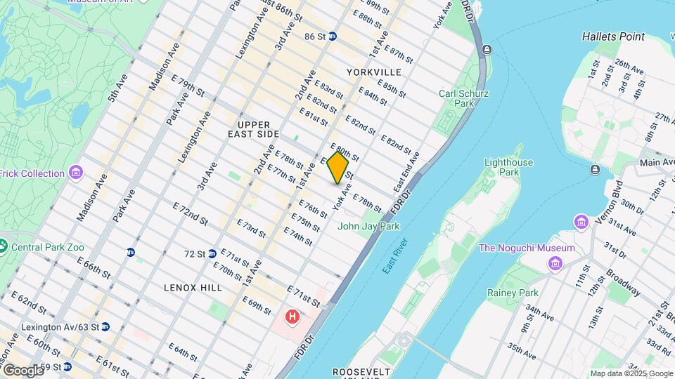 450 E 78th St, Unit 4H Map and Location Details