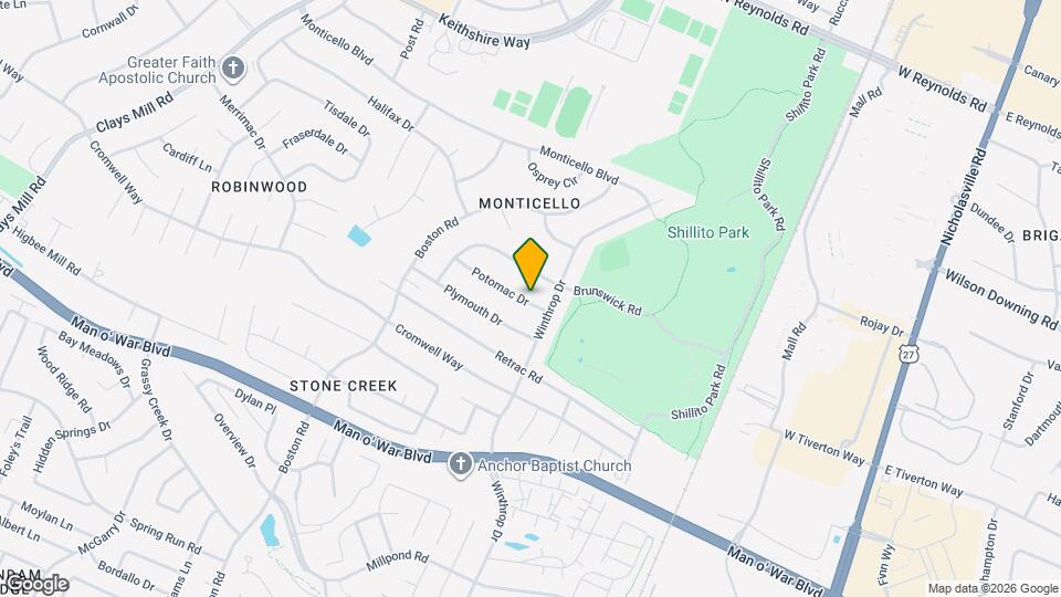 433 Potomac Dr Map and Location Details