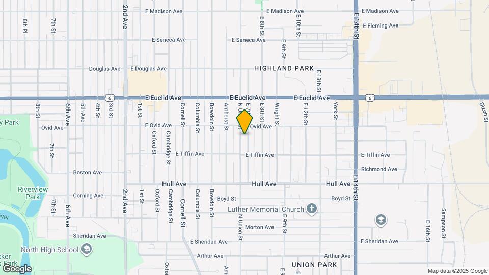 3306 E 7th St Map and Location Details