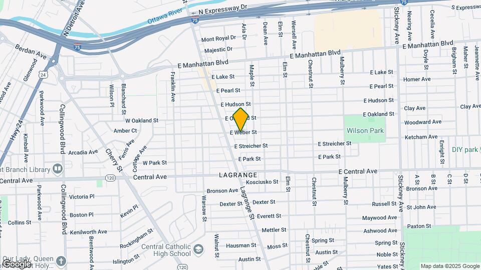 238 E Weber St Map and Location Details