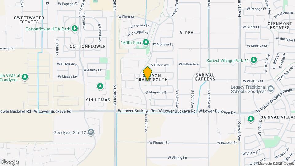 16864 W Hammond St Map and Location Details
