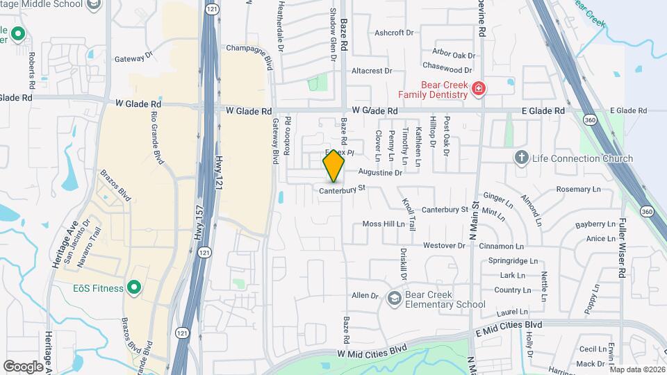 610 Canterbury St Map and Location Details