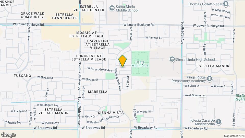 7136 W Forest Grove Ave Mapa y Detalles de la Ubicación
