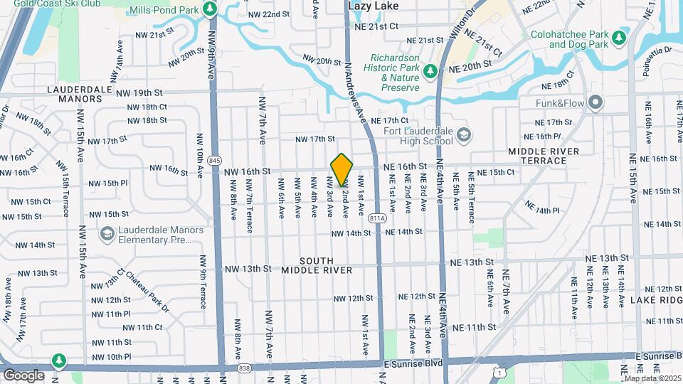 1515 NW 2nd Ave Map and Location Details