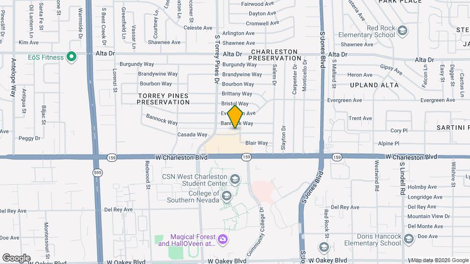 6318 Casada Way Map and Location Details