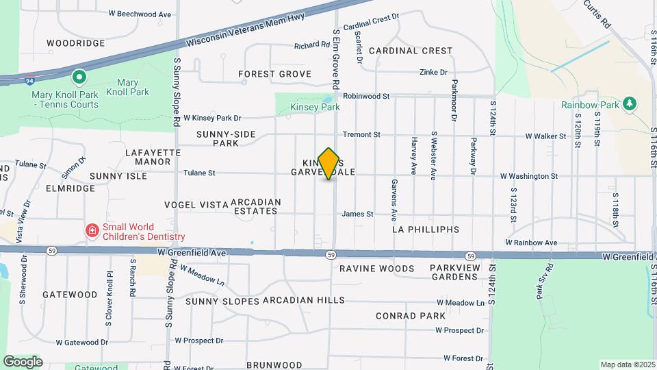 1095 S Elm Grove Rd Map and Location Details