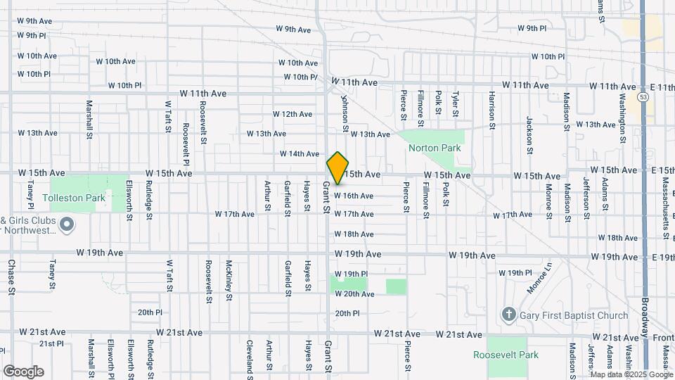 1476 W 16th Ave Map and Location Details