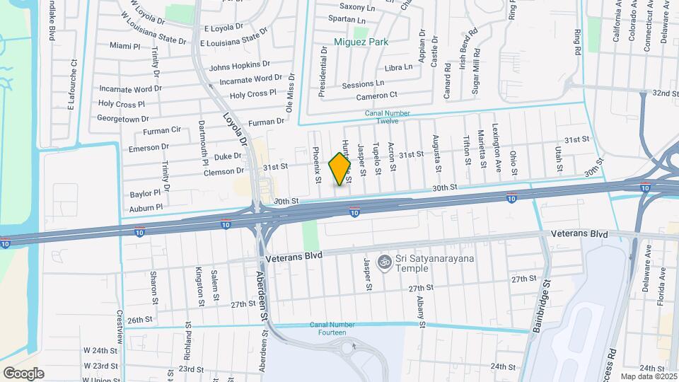 3006 Panama St Map and Location Details