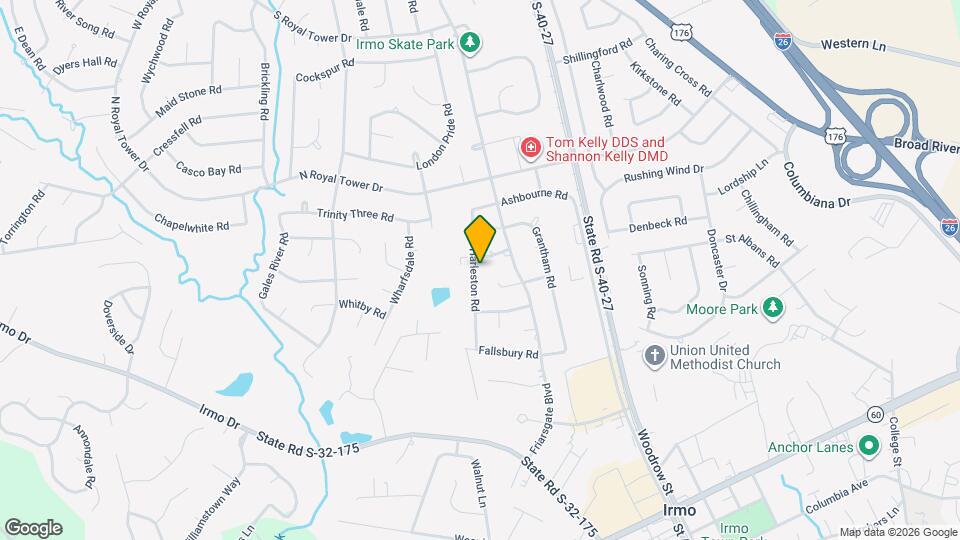 407 Harleston Rd Map and Location Details
