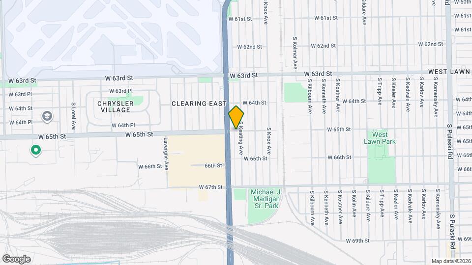 4741 W 65th St Map and Location Details